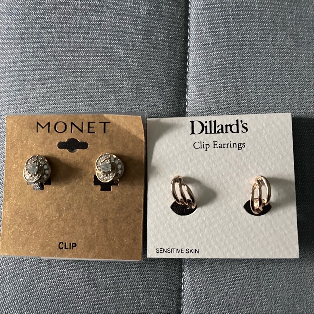 NWT Clip Earrings Dillards- Monet Bundle Lot